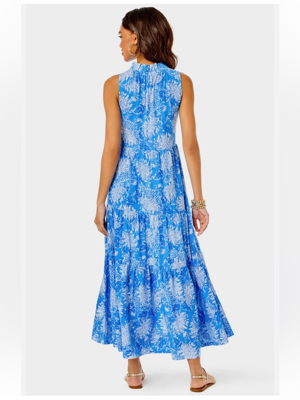 Lilly Pulitzer Malone Boca Blue Maxi Dress - Picture 4 of 11